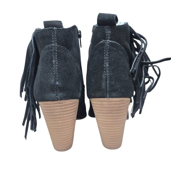 Steve Madden Ohio Boot Bootie 9.5 Western Fringe Cowgirl Festival Equestrian - Picture 5 of 10